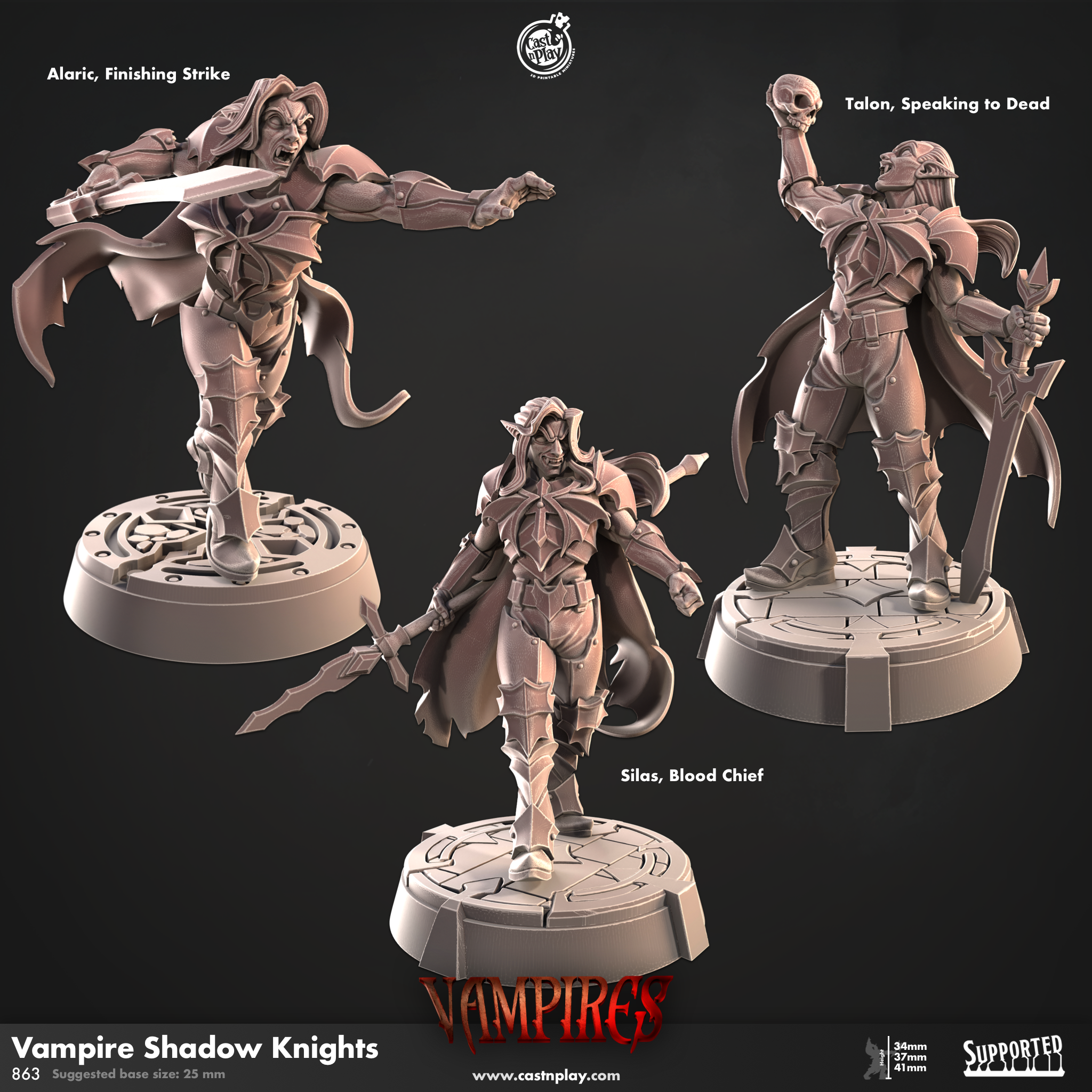 Vampire Shadow Knights (Pre-Supported) | Cast n Play